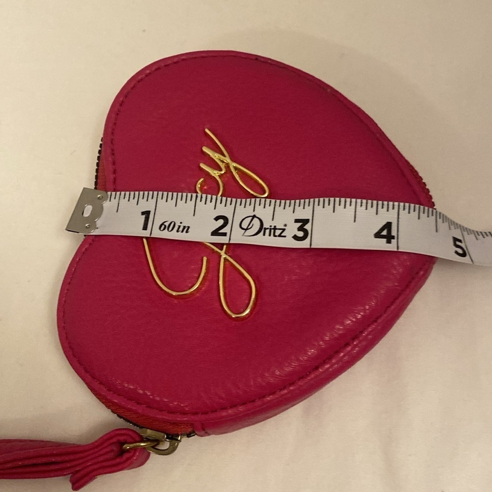 Juicy Couture Fuchsia Heart Wristlet - Picture 7 of 9